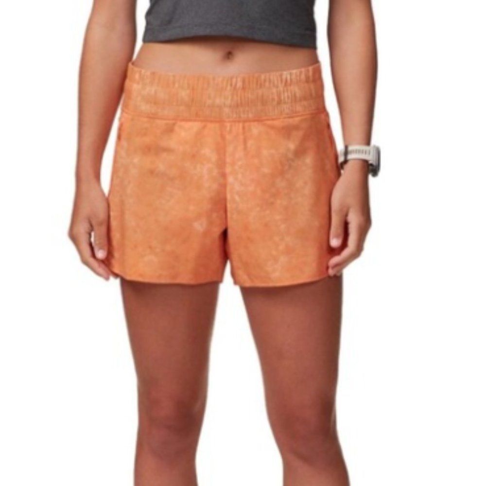 Backcountry Olympus Lightweight Short ORANGE pull-on pockets drawstring